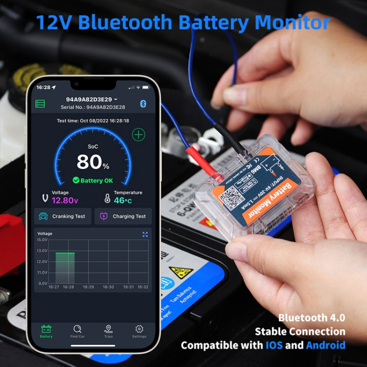BM6 Car Battery Electricity Testing Instrument Locator