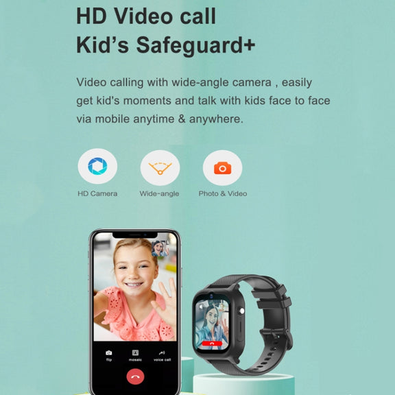 K26H  4G Kids Phone Watch With 1.83-inch Touch Screen Front Camera SOS GPS Location(Blue)