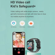 K26H  4G Kids Phone Watch With 1.83-inch Touch Screen Front Camera SOS GPS Location(Pink)