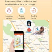 K26H  4G Kids Phone Watch With 1.83-inch Touch Screen Front Camera SOS GPS Location(Pink)