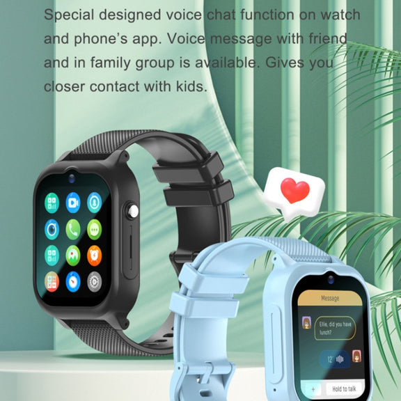 K26H  4G Kids Phone Watch With 1.83-inch Touch Screen Front Camera SOS GPS Location(Pink)