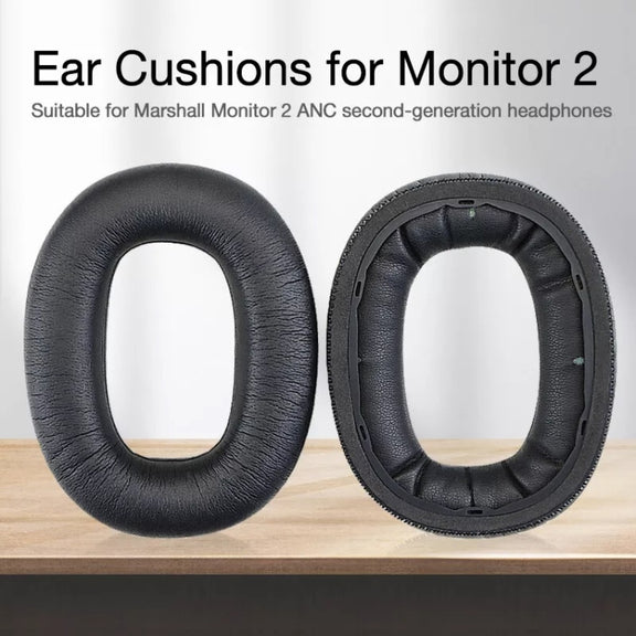 For Marshall Monitor 2 1pair Soft Leather Headset Sponge Protective Cover Earmuffs