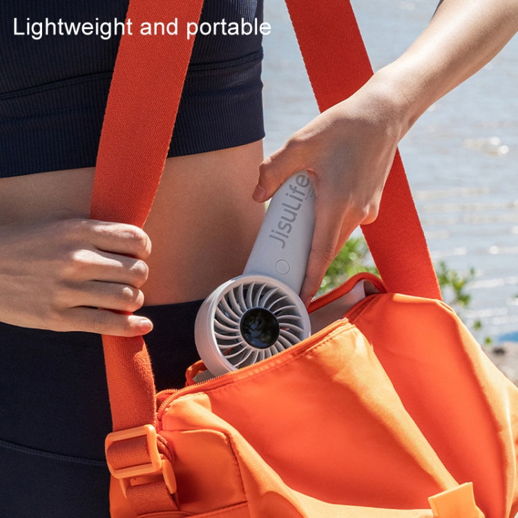 JisuLife Life4 Handheld Portable Small Rechargeable Fan, Battery Capacity: 5000mAh Black