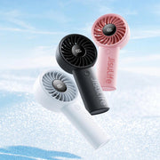 JisuLife Life4 Handheld Portable Small Rechargeable Fan, Battery Capacity: 5000mAh Black