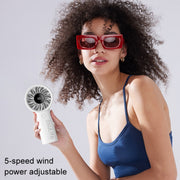 JisuLife Life4 Handheld Portable Small Rechargeable Fan, Battery Capacity: 3600mAh Pink
