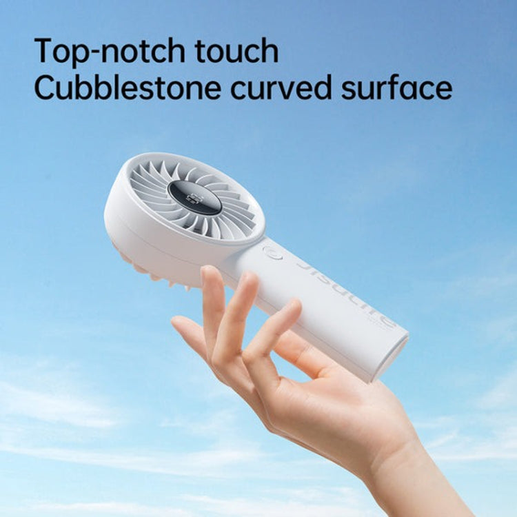 JisuLife Life4 Handheld Portable Small Rechargeable Fan, Battery Capacity: 5000mAh Black