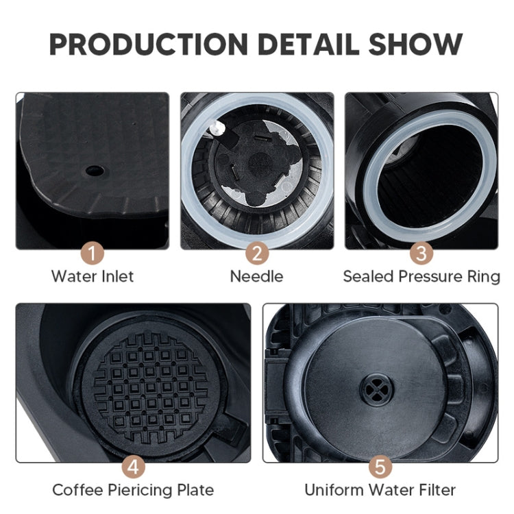 Compatible With Dolce Gusto Coffee Machine To Nespresso iCafilas Capsule Adapter Conversion Tray, Style: Star