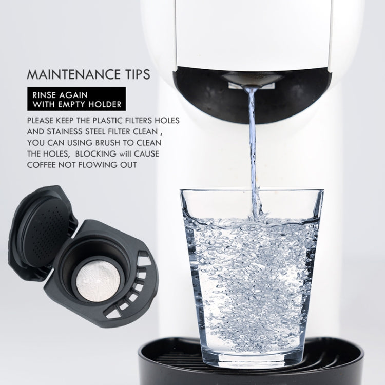 Compatible With Dolce Gusto ICafilas Reusable Coffee Capsule Converter Tray(Black)