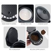 Compatible With Dolce Gusto ICafilas Reusable Coffee Capsule Converter Tray(Black)