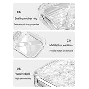 Portable Medicine Dispenser Traveling Carrying Plastic Organizer, Style: Small Transparent Gray
