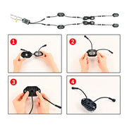12 in 1 Car Chassis Light RGB Colorful Atmosphere Light