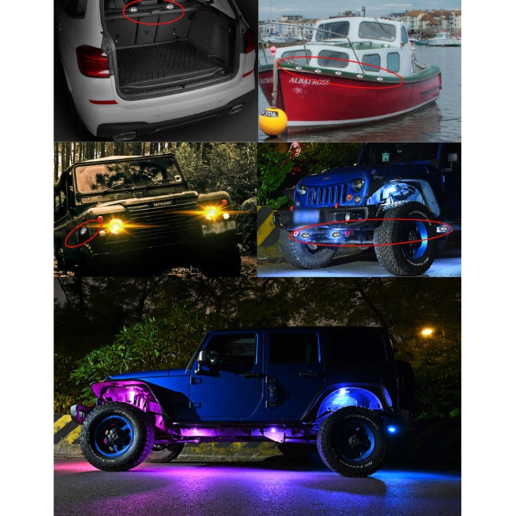 12 in 1 Car Chassis Light RGB Colorful Atmosphere Light
