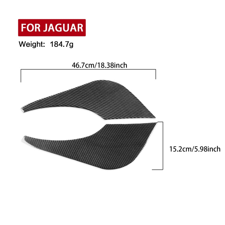 For Jaguar F-TYPE 2013+ Left And Right Drive Universal Door Anti-Collision Sticker(Red)