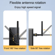JINGHUA N5 Dual Band Driverless High Gain Antenna USB Wireless Network Card, Style: Antenna Model 600M