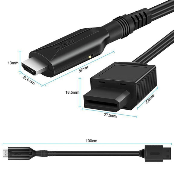 For Nintendo Wii To HDMI Converter  Adapter Cable 1m 1080P For Full HD Device