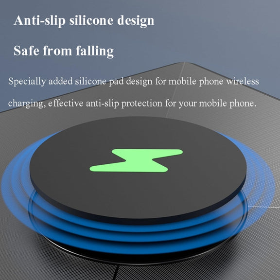 868D 6-In-1 260W High-Power Type-C+USB Multi Ports Charger Supports QI Wireless Charging(US Plug)