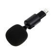 Mobile Phone Live Broadcast Microphone, Style: 8Pin Straight Head (Sponge Cover) - Microphone by PMC TechLife | Online Shopping South Africa | PMC TechLife | Buy Now Pay Later Mobicred