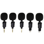 Mobile Phone Live Broadcast Microphone, Style: 8Pin Straight Head (Sponge Cover)