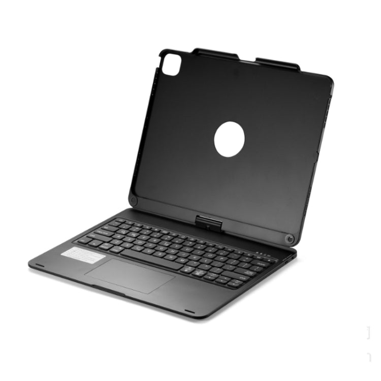 For iPad Pro 12.9 Inch 2022/2021/2020/2018 Tablet Bluetooth Touch Keyboard With Backlight 360 Degree Rotation(Black)