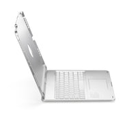 For iPad Pro 12.9 Inch 2022/2021/2020/2018 Tablet Bluetooth Touch Keyboard With Backlight 360 Degree Rotation(Silver)
