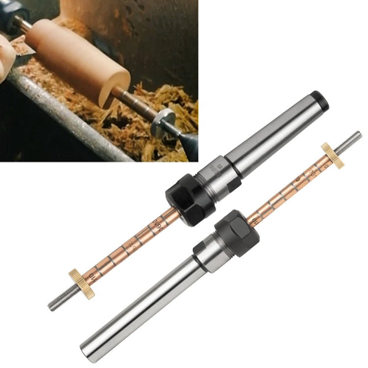 Woodturning Pen Mandrel Collet Penmaking Turning Lathe DIY Clamping Mandrel Fitting Tool(Taper Shank)