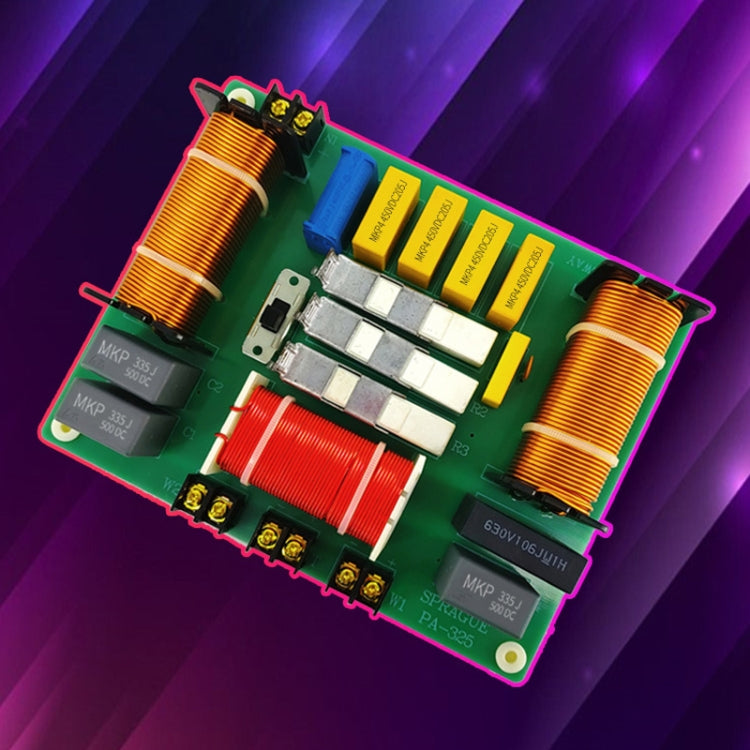 PA-325 One High Two Low Powered Stage Speaker Crossover Boards High-Fidelity Audio 3-Way Crossover