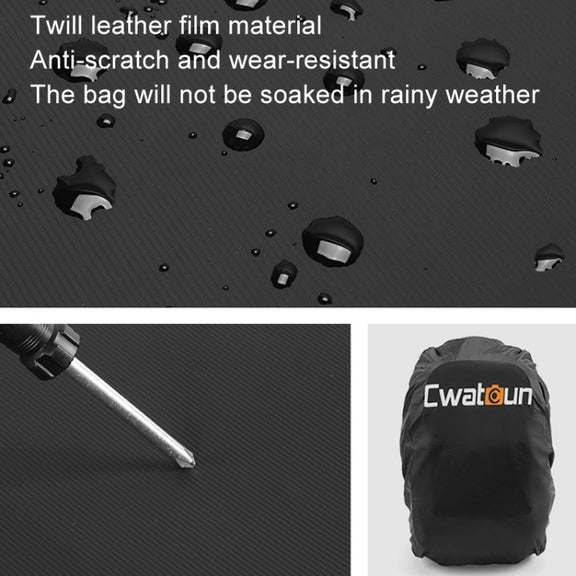 Cwatcun D136 Generation 1 Large Camera Trolley Shoulder Bag Large Capacity Outdoor Photography Storage Case(Black)