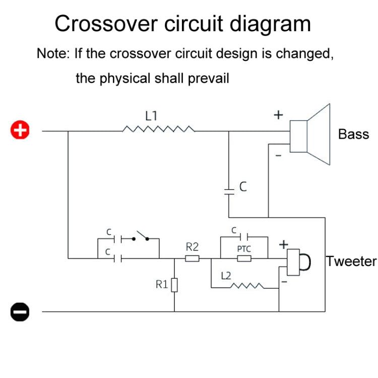 PA-2A High And Low 2-Way Audio Crossover Stage Speaker Conversion Divider