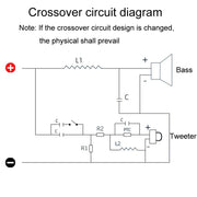 PA-2A High And Low 2-Way Audio Crossover Stage Speaker Conversion Divider
