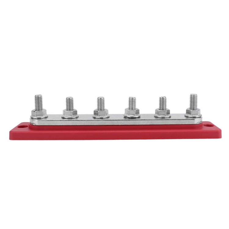 M8 Stud RV Yacht 6-way Nylon Flame Retardant Base DC Busbar