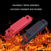 M6 RV Yacht High Current 6-column 250A Base Busbar, Color: Red + Black