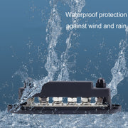 M8 Nylon Base RV Yacht Water-resistant Dustproof Cover 6-post Bus Bar, Color: Red+Black 1pair