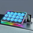 ICE COOREL K15C Smart Adjustable Laptop Radiator Base With RGB Lighting Effect, Color: 15 Fans - Cooling Pads by ICE COOREL | Online Shopping South Africa | PMC TechLife | Buy Now Pay Later Mobicred