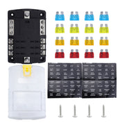 6-Way LED Indicator Fuse Box Socket For RV And Yacht, Set: Configuration 1