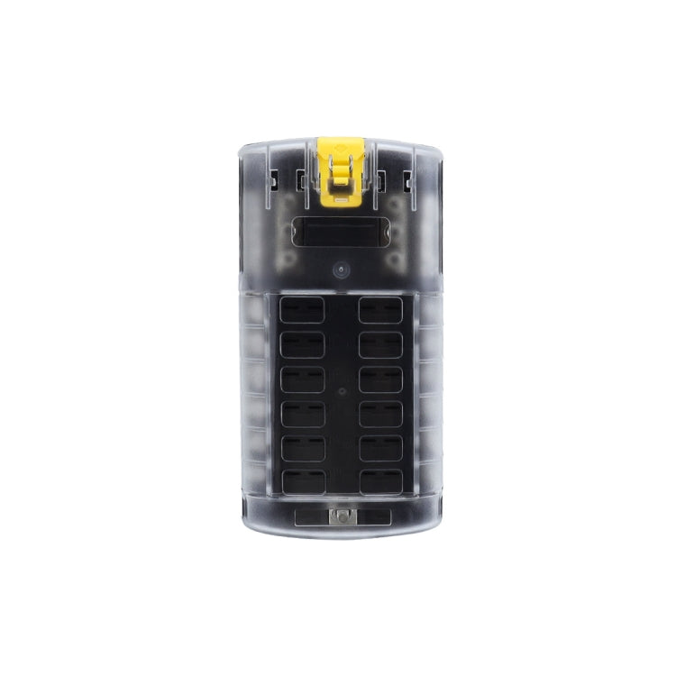 RV Yacht 12-way LED Insulated Flame-retardant Fuse Holder Box with Wire(Configuration 2)