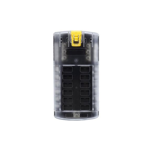RV Yacht 12-way LED Insulated Flame-retardant Fuse Holder Box with Wire(Configuration 2)
