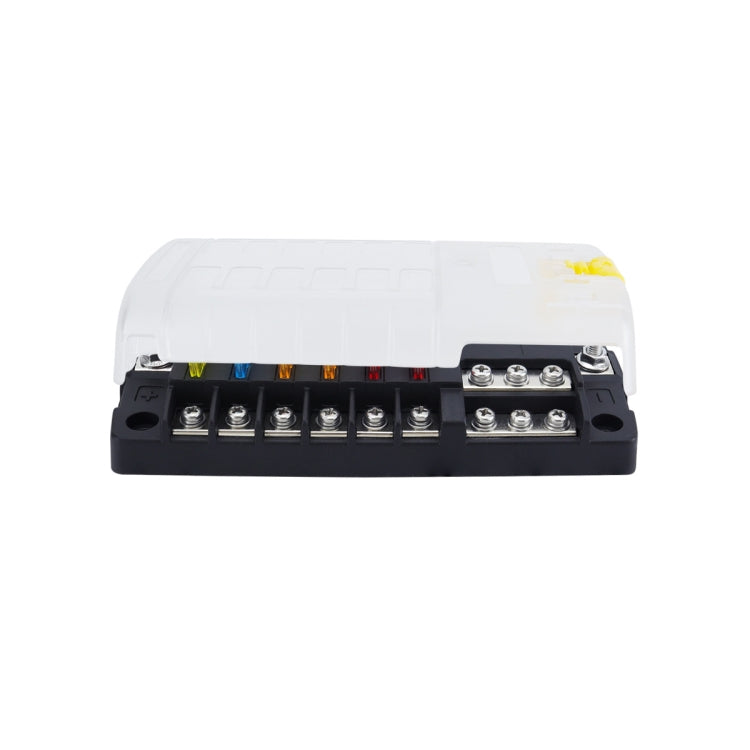 RV Yacht 12-way LED Insulated Flame-retardant Fuse Holder Box with Wire(Configuration 3)