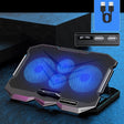 ICE COOREL K22 4-fans Adjustable Laptop Radiator Base with Atmosphere Light with Speed Regulation - Cooling Pads by ICE COOREL | Online Shopping South Africa | PMC TechLife | Buy Now Pay Later Mobicred