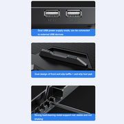 ICE COOREL K22 4-fans Adjustable Laptop Radiator Base with Atmosphere Light with Speed Regulation