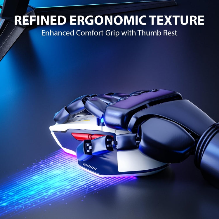 Inphic IN9 Tri-mode Wireless Bluetooth Gaming Office Computer Mouse(Blue)