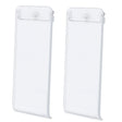 For Nintendo Switch Console 2pcs Replacement Kickstand Back Shell Holder(Transparent White) - Holder by PMc TechLife | Online Shopping South Africa | PMc TechLife | Buy Now Pay Later Mobicred