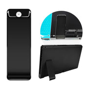 For Nintendo Switch Console 2pcs Replacement Kickstand Back Shell Holder(Black)
