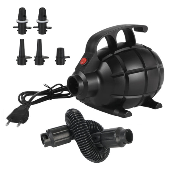 Electric Air Pump Household Inflatable Pump 600W High Power Electric Inflator, Plug: US Plug
