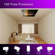 HY400 Android 12.0 System Intelligent Projector Portable Family Projector US Plug