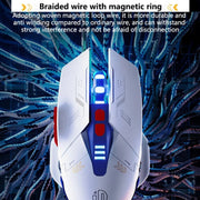 Inphic W9P Glowing Computer Gaming Wired Mouse(Sound Version)