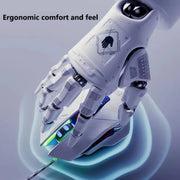 Inphic W9P Glowing Computer Gaming Wired Mouse(Silent Version)