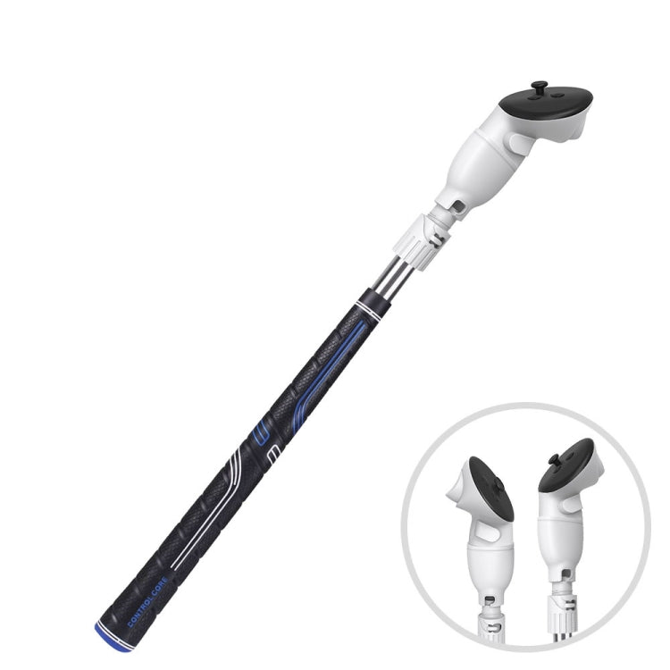 For Meta Quest 3S / 3 Controller Golf Club With Scale And Adjustable Length(White)