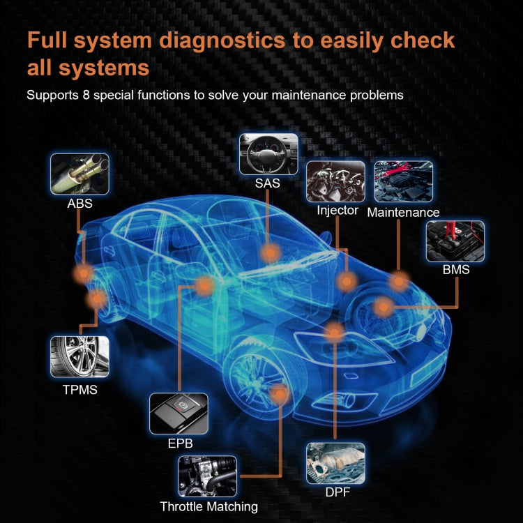 HUMZOR OBD2 Bluetooth Online Car Battery Pack Voltage Detection