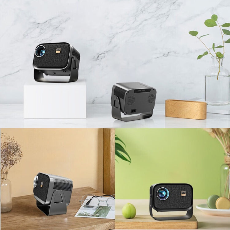 Android 4K HD Version Portable Mini Projector Smart Home Theater(EU Plug)