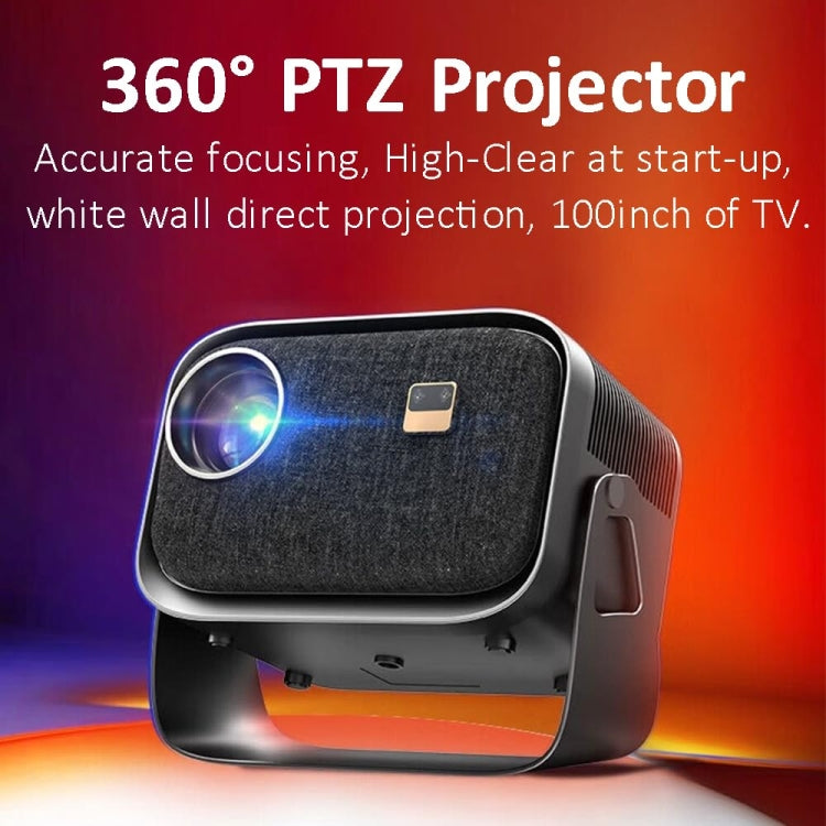 Android 4K HD Version Portable Mini Projector Smart Home Theater(UK Plug)